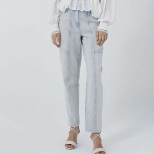 IRO Light Blue Straight Leg Jeans